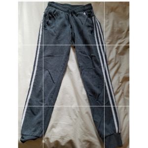 dark grey adidas joggers